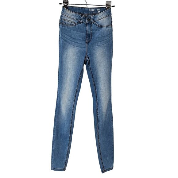 Noisy May Jeans High Waist Skinny Inseam 32 - Picture 8 of 11